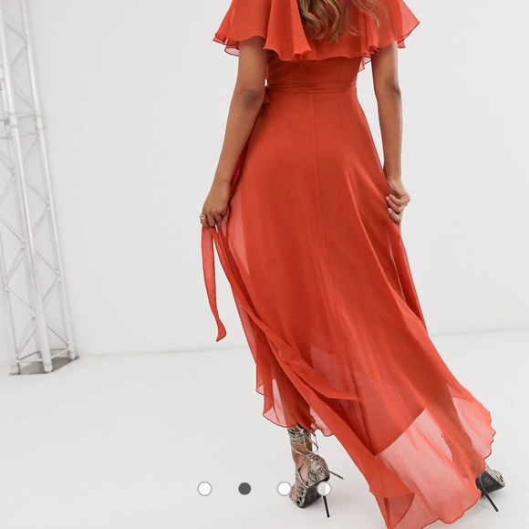 ASOS Rust Maxi Dress - Picture 4 of 6
